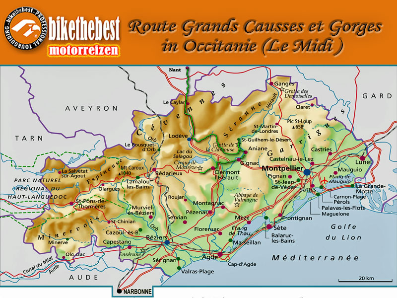 Le Midi: Grands Causses et Gorges in Occitanie